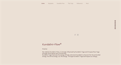 Desktop Screenshot of kundalini-flow.com